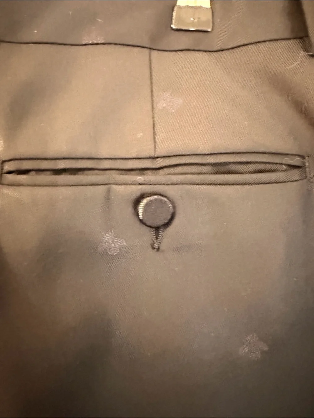 Gucci Bee Embossed Monaco Slacks